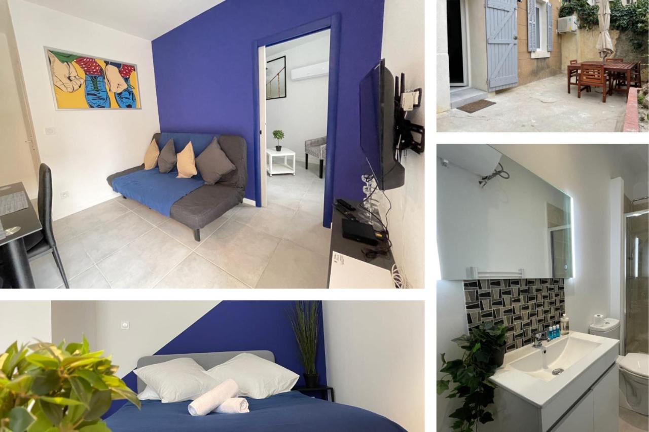 Le Grand Bleu Terrasseclimwifinetflix Proche Gare-Centre Apartment Marseille Bagian luar foto
