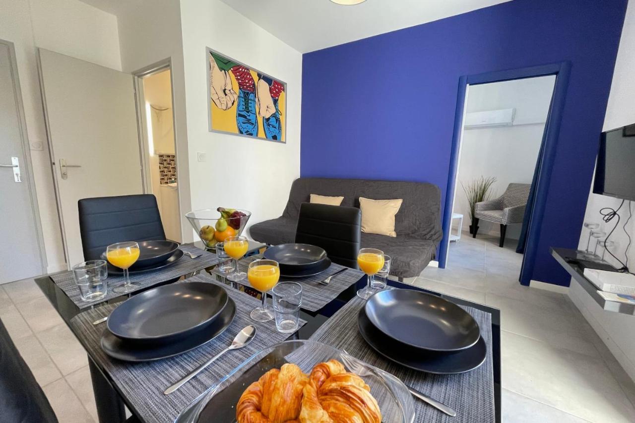 Le Grand Bleu Terrasseclimwifinetflix Proche Gare-Centre Apartment Marseille Bagian luar foto