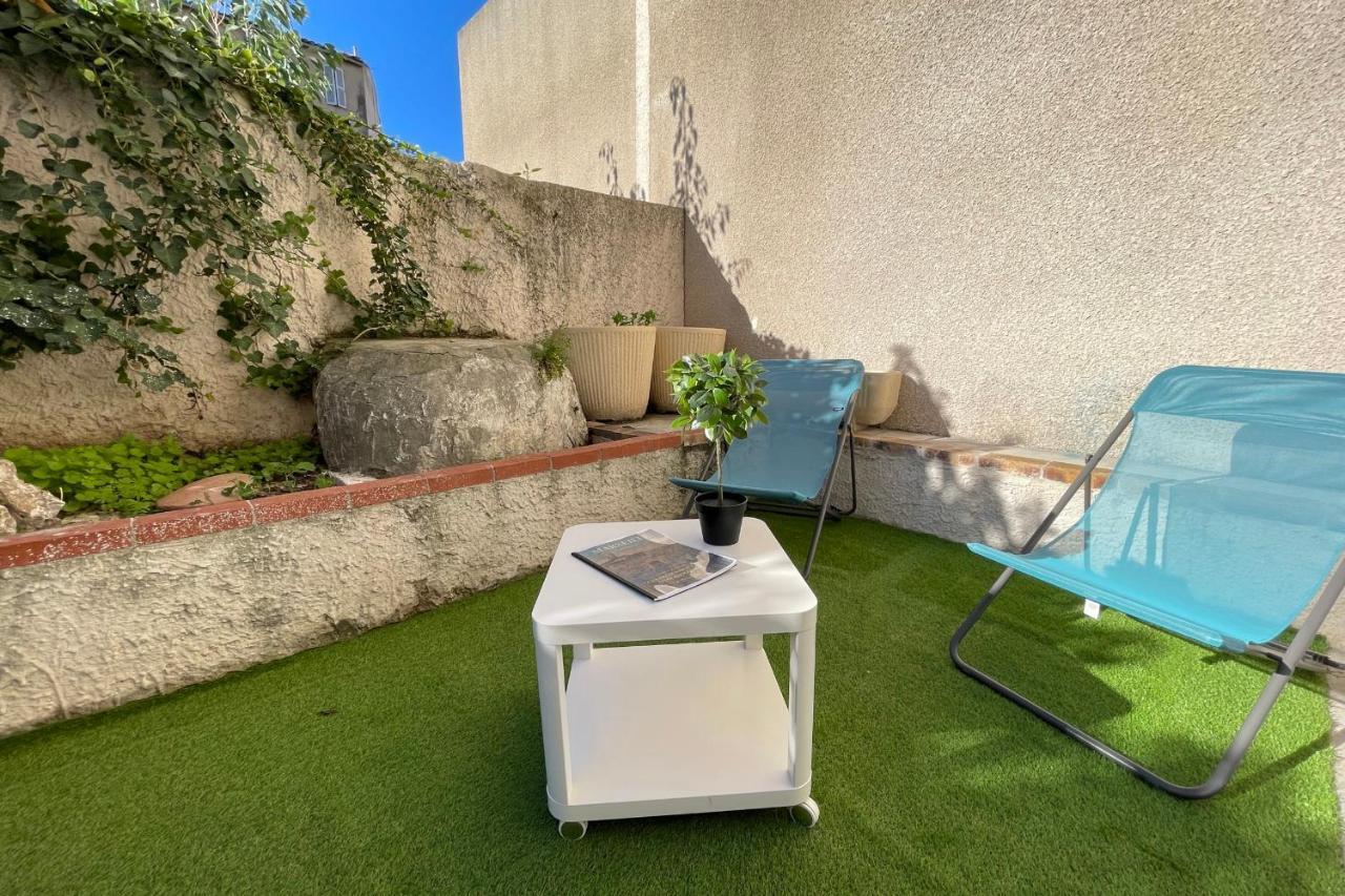 Le Grand Bleu Terrasseclimwifinetflix Proche Gare-Centre Apartment Marseille Bagian luar foto